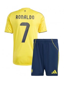 Al-Nassr Cristiano Ronaldo #7 Dječji Domaci Dres kompleti 2025-26 Kratak Rukavima (+ kratke hlače)